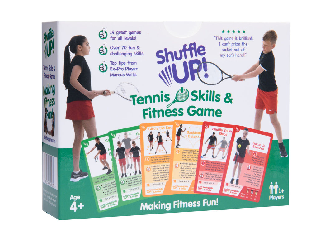 Tennis Skills and Fitness Shuffle Up Game