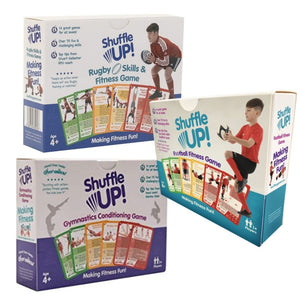 Shuffle Up Trio of Games - Gymnastics, Football and Rugby